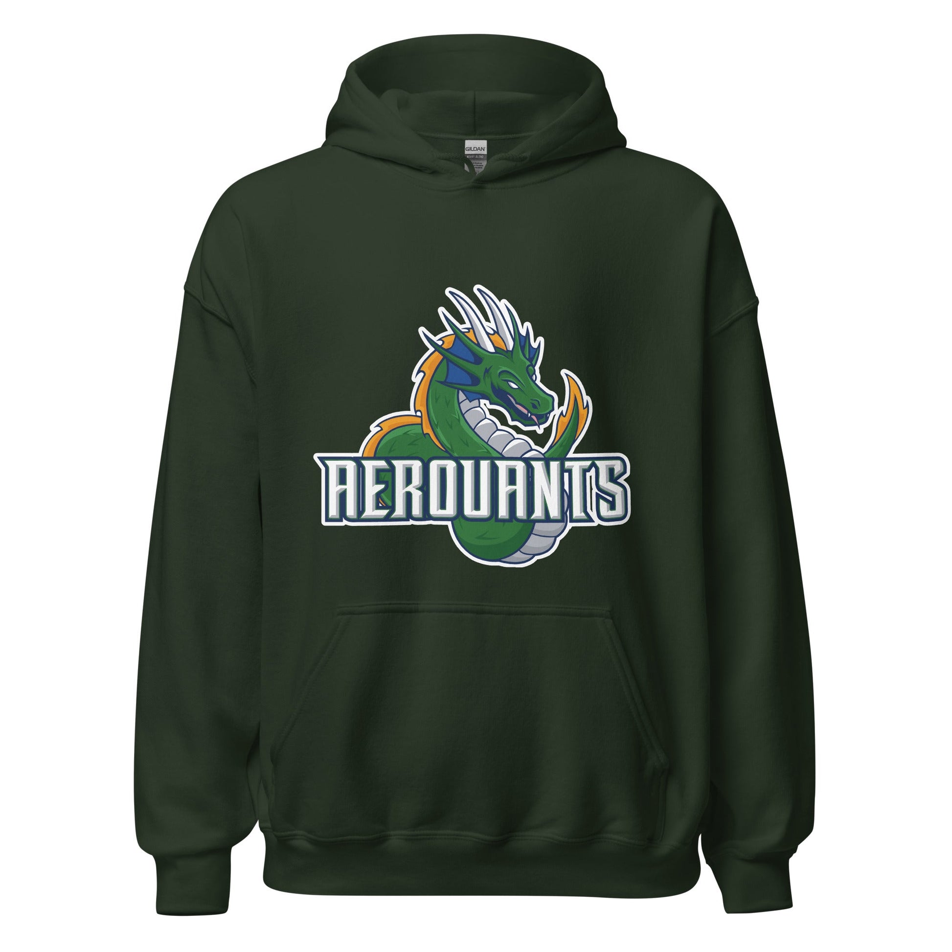 Classic | Hoodie | Emerald High School Baseball | Dragon Logo