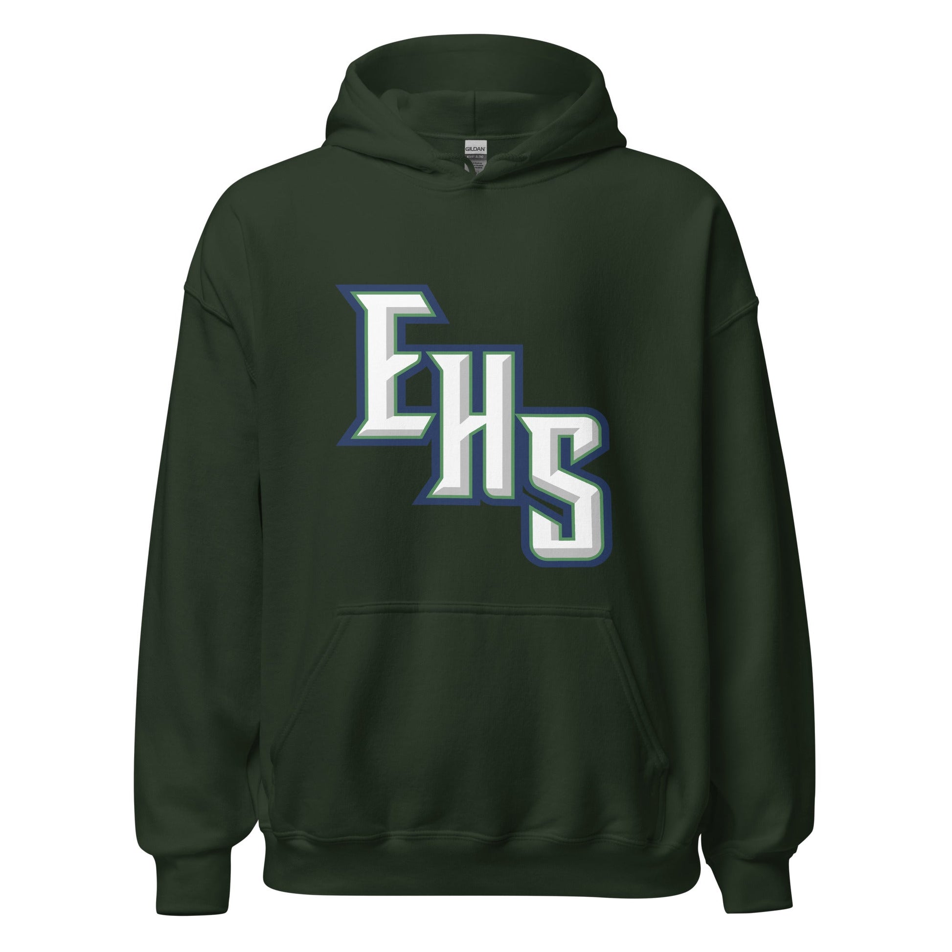 Classic | Hoodie | Emerald High School Baseball | EHS Logo