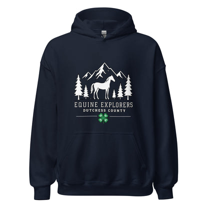 Classic | Hoodie | Equine Explorers | Dutchess Crest Trailblazers Logo