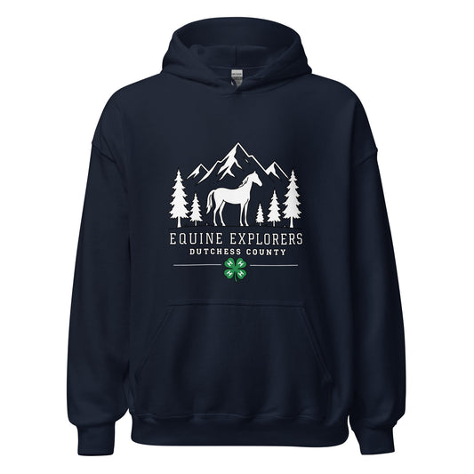 Classic | Hoodie | Equine Explorers | Dutchess Crest Trailblazers Logo