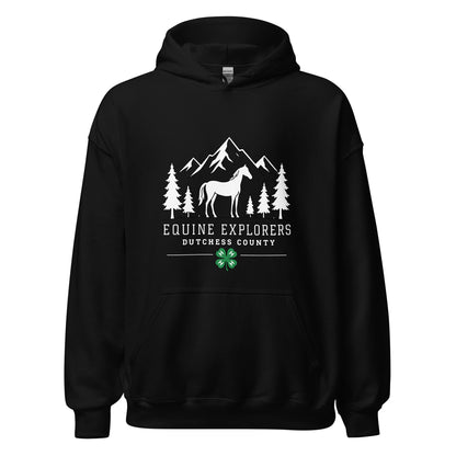 Classic | Hoodie | Equine Explorers | Dutchess Crest Trailblazers Logo