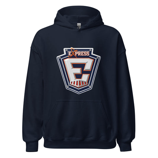 Classic | Hoodie | Erie Express Football | E Badge Logo