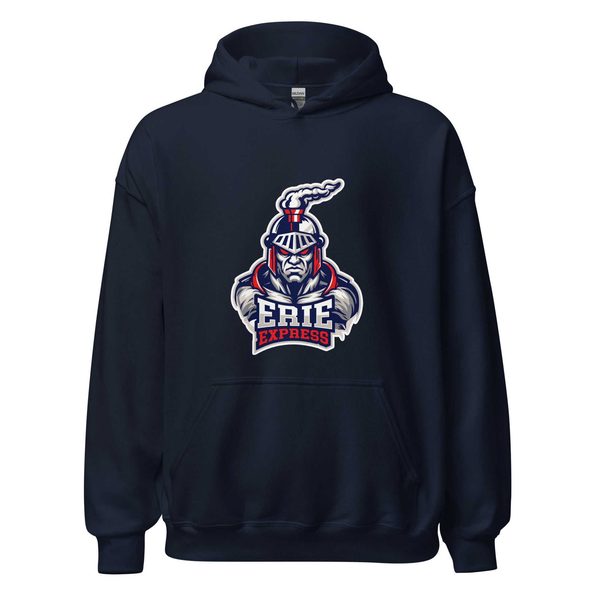Classic | Hoodie | Erie Express Football | Mascot Logo