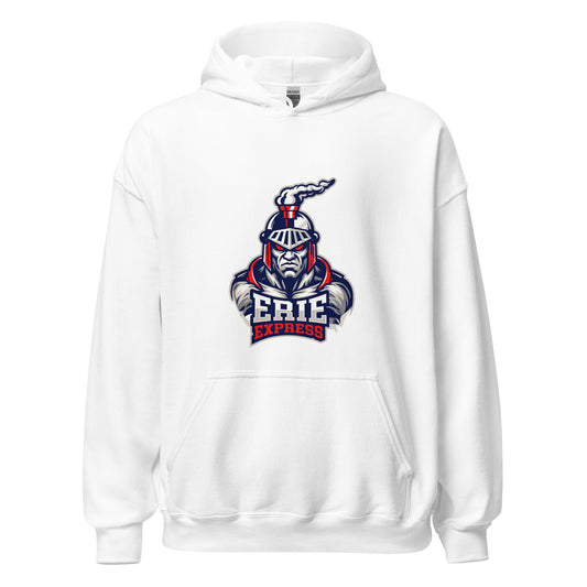 Classic | Hoodie | Erie Express Football | Mascot Logo