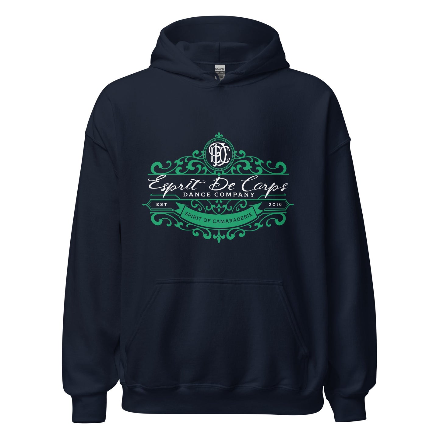 Classic | Hoodie | Esprit de Corps Dance Co., LLC | Crest Logo
