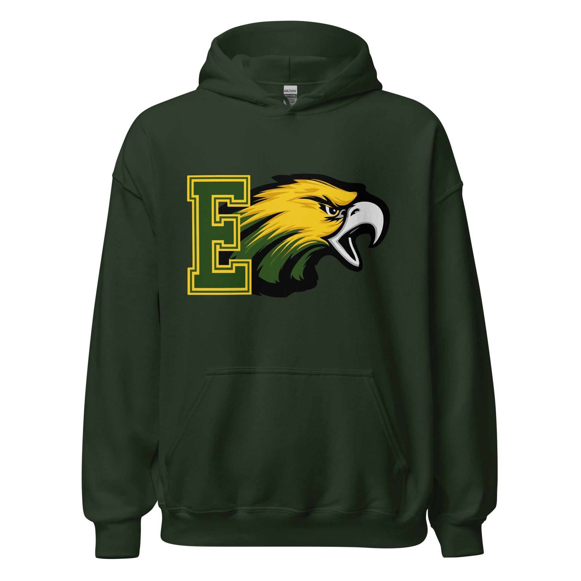 Classic | Hoodie | Evergreen Junior High | Mascot Logo