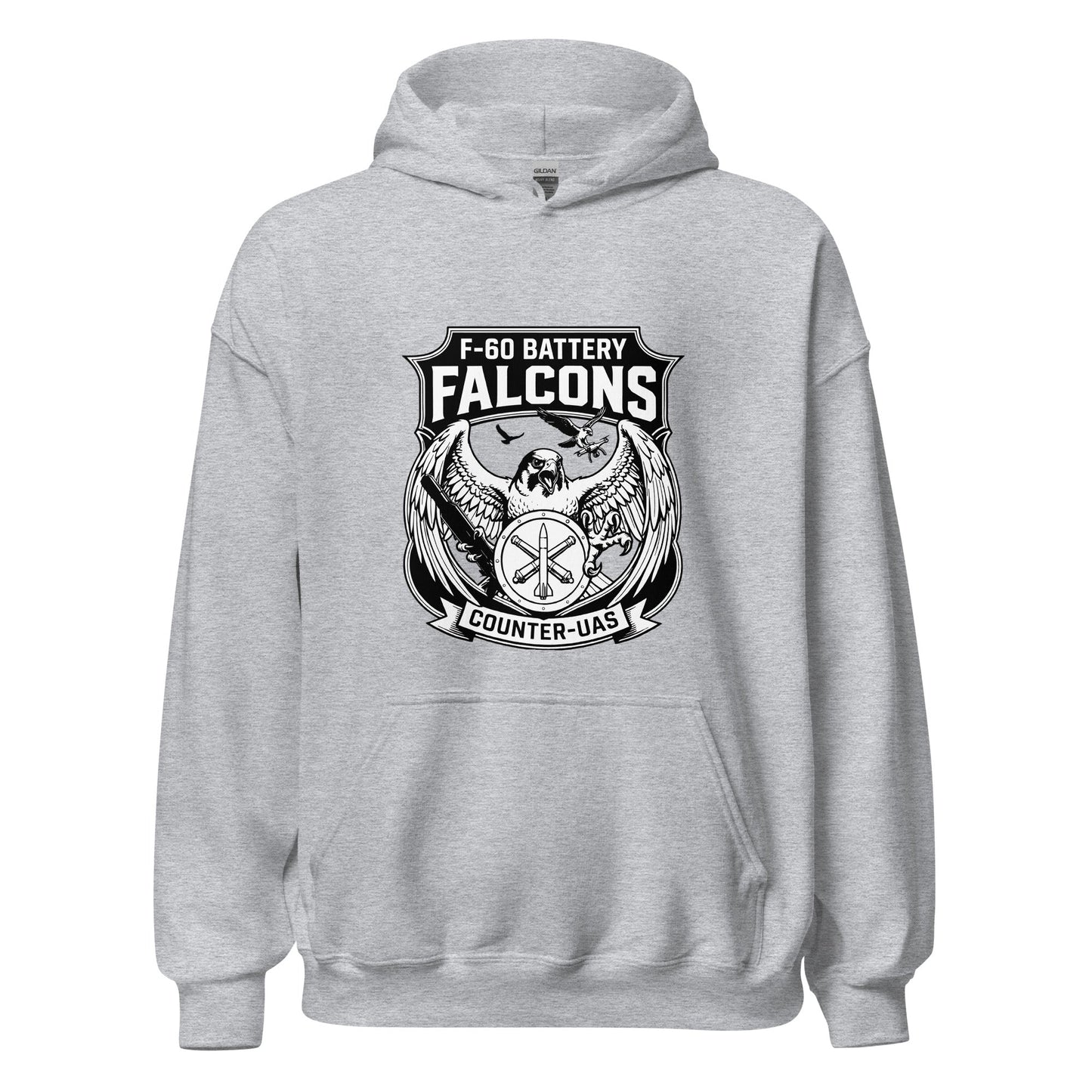 Classic | Hoodie | F - 60th ADA | Falcon Shield Logo