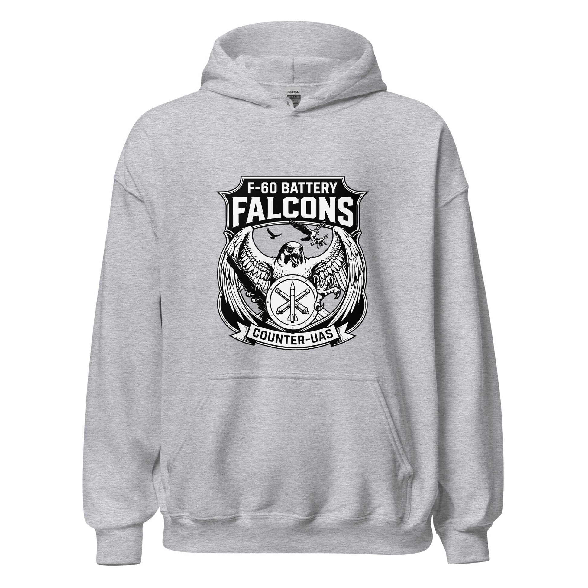 Classic | Hoodie | F - 60th ADA | Falcon Shield Logo