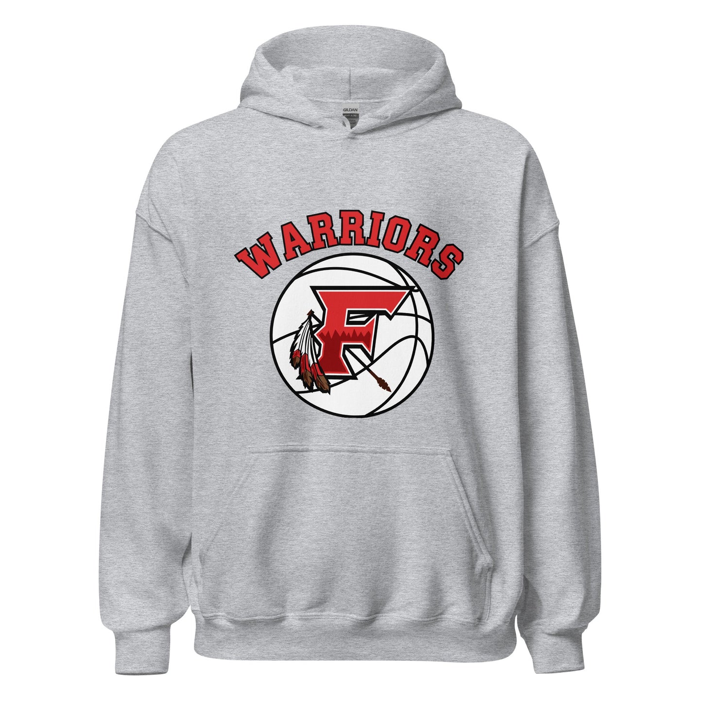 Classic | Hoodie | Fallbrook Basketball | Warriors Logo