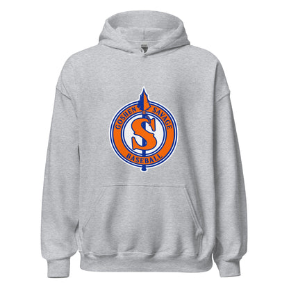 Classic | Hoodie | Goshen Savage Baseball | Badge Logo
