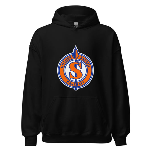 Classic | Hoodie | Goshen Savage Baseball | Badge Logo