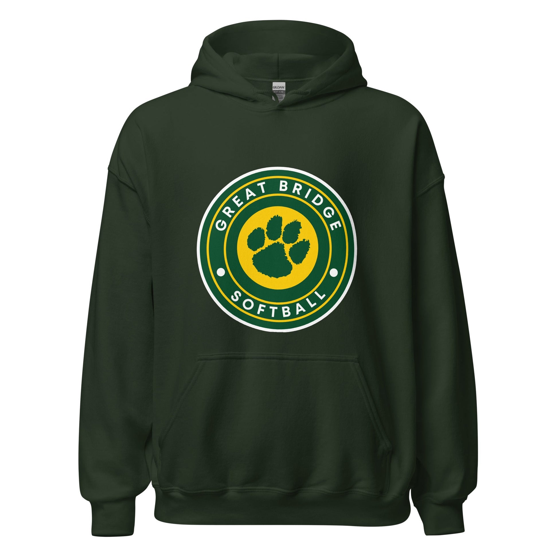 Classic | Hoodie | Great Bridge Softball Booster | Badge Logo