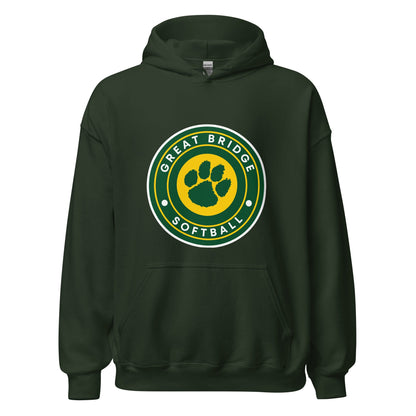 Classic | Hoodie | Great Bridge Softball Booster | Badge Logo