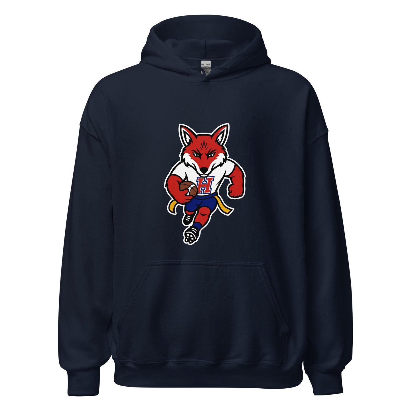 Classic | Hoodie | Hornell Flag Football | Mascot Logo