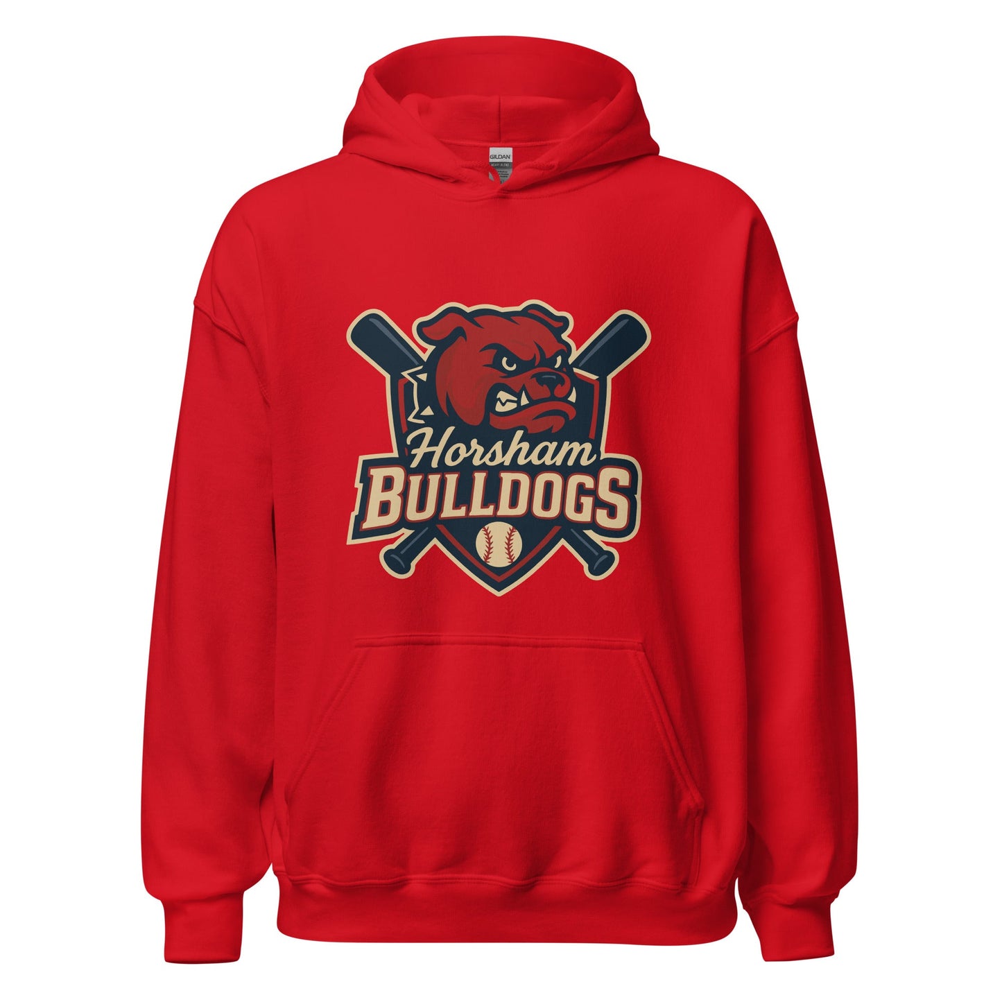 Classic | Hoodie | Horsham Travel Baseball | Bulldogs Logo