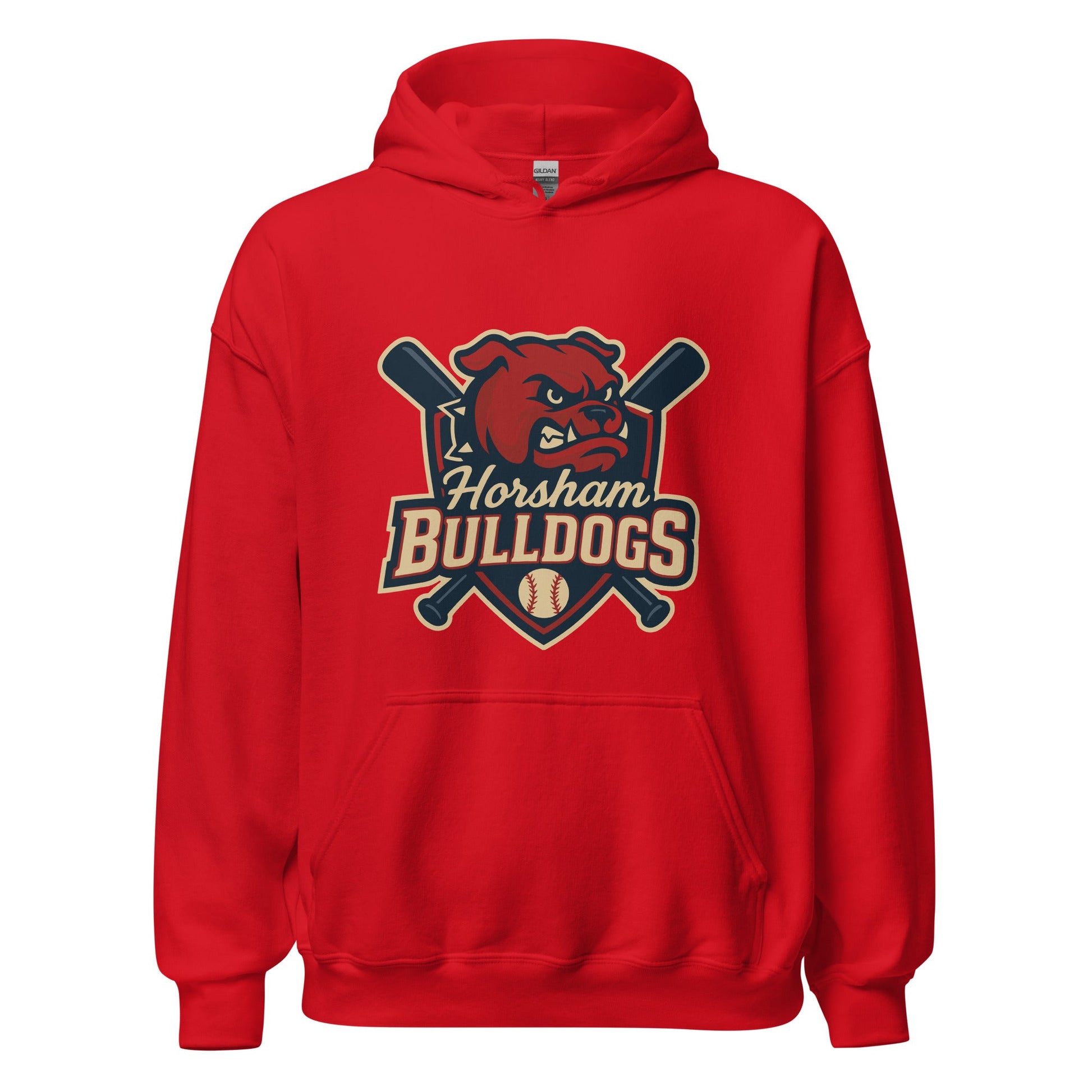 Classic | Hoodie | Horsham Travel Baseball | Bulldogs Logo
