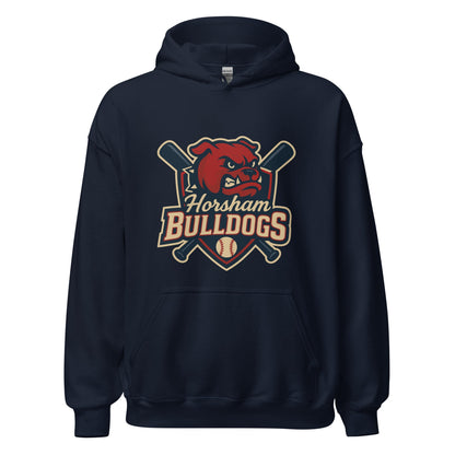 Classic | Hoodie | Horsham Travel Baseball | Bulldogs Logo