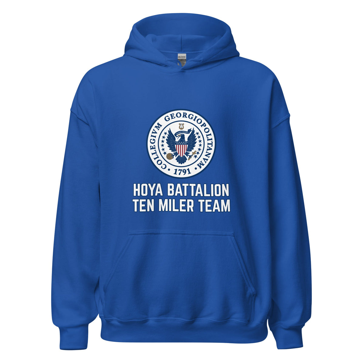 Classic | Hoodie | Hoya battalion Ten Miler | Badge Logo