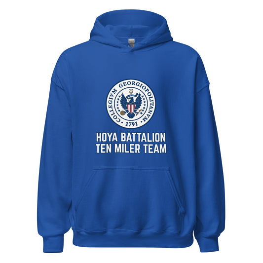 Classic | Hoodie | Hoya battalion Ten Miler | Badge Logo
