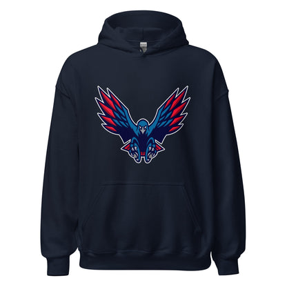 Classic | Hoodie | HSE | Vortex Raptor Mascot Logo
