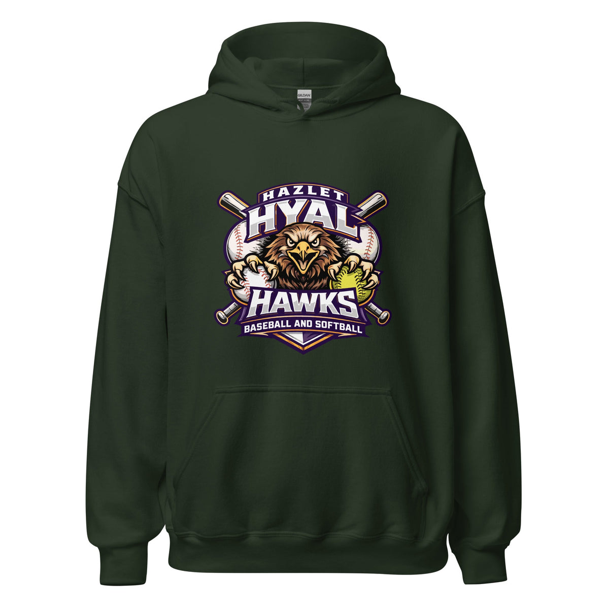 Classic | Hoodie | HYAL Hawks | Emblem Logo