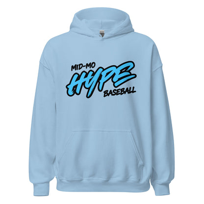 Classic | Hoodie | Hype Baseball Club | Modern Script Logo