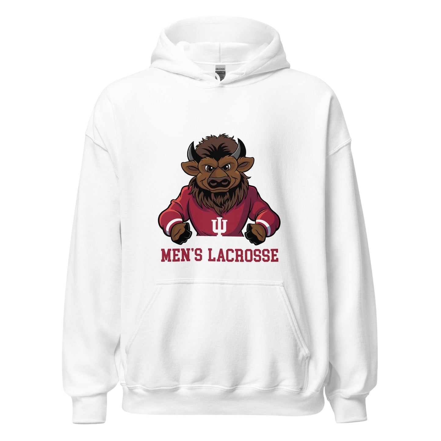 Classic | Hoodie | Indiana University Lacrosse | Mascot Logo