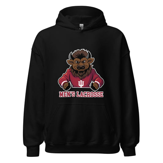 Classic | Hoodie | Indiana University Lacrosse | Mascot Logo