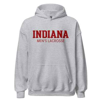 Classic | Hoodie | Indiana University Lacrosse | Script Logo