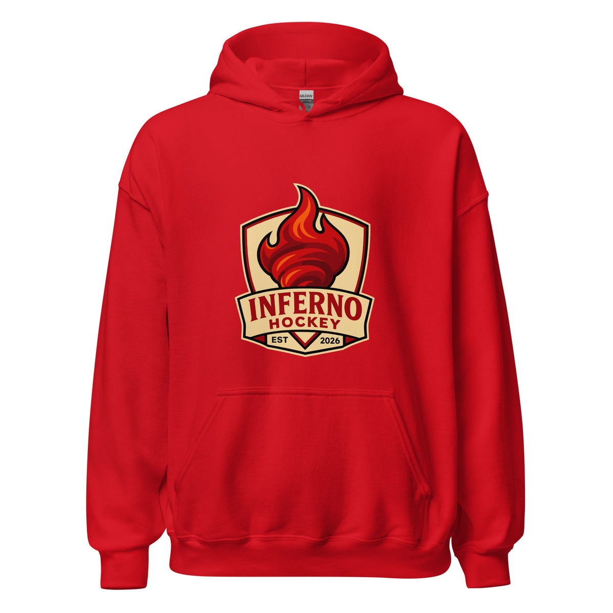 Classic | Hoodie | Inferno Hockey | Crest Logo