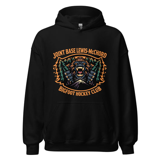 Classic | Hoodie | JBLM Bigfoot Hockey Team | Mascot Logo