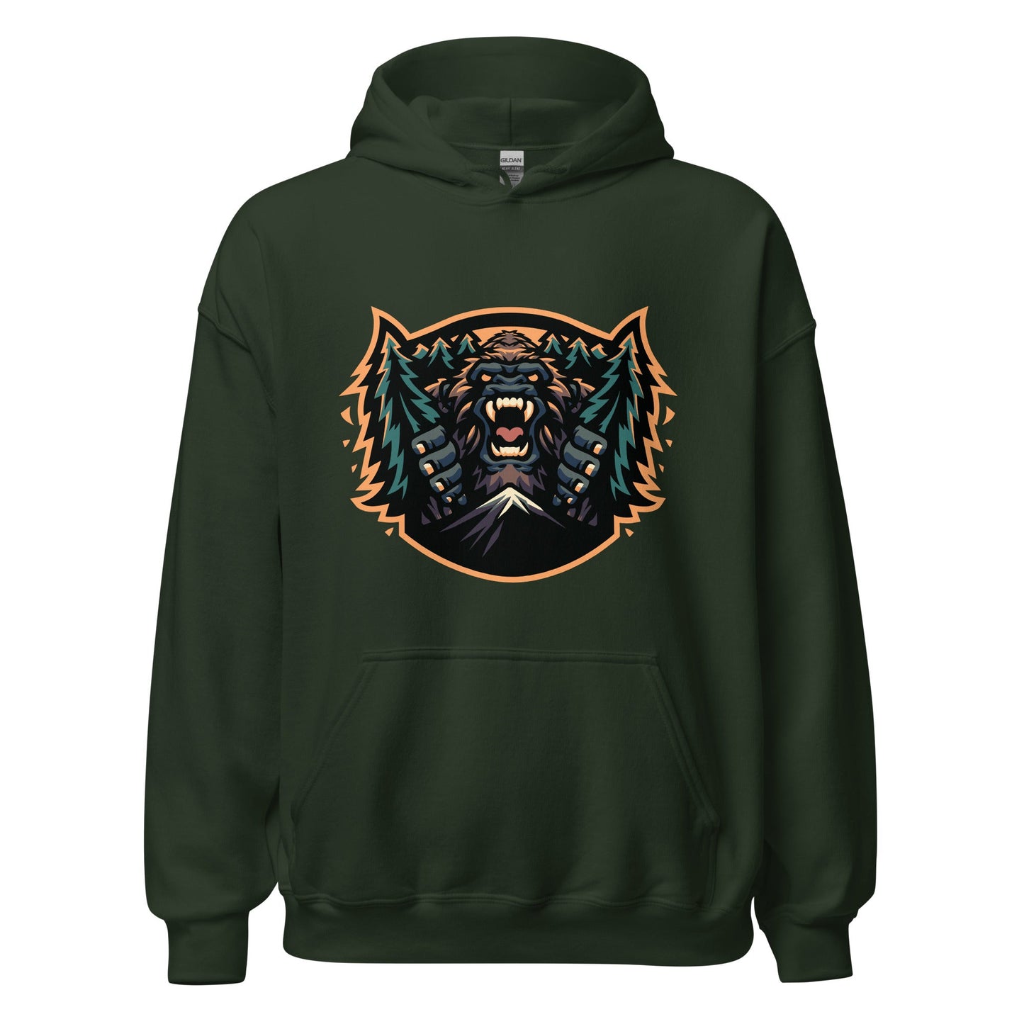 Classic | Hoodie | JBLM Bigfoot Hockey Team | Mascot Logo