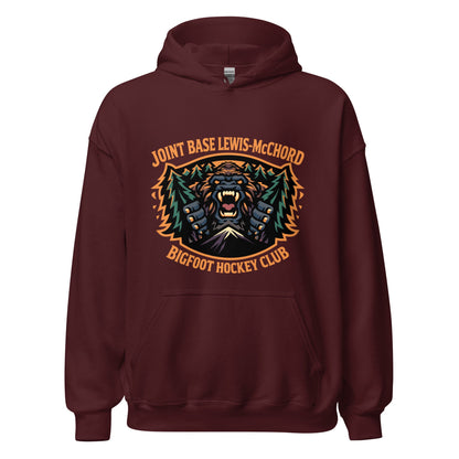 Classic | Hoodie | JBLM Bigfoot Hockey Team | Mascot Logo