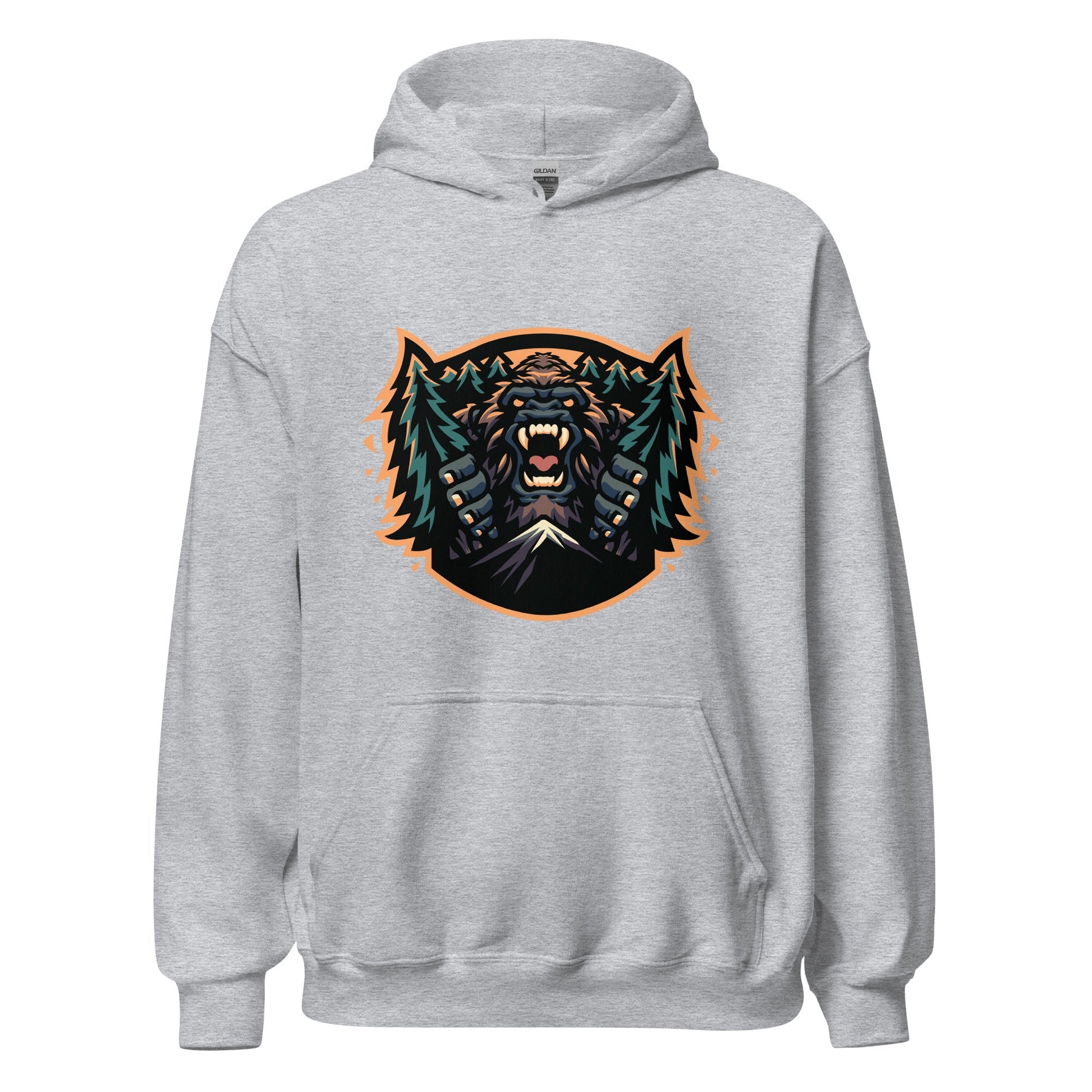 Classic | Hoodie | JBLM Bigfoot Hockey Team | Mascot Logo