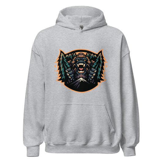Classic | Hoodie | JBLM Bigfoot Hockey Team | Mascot Logo