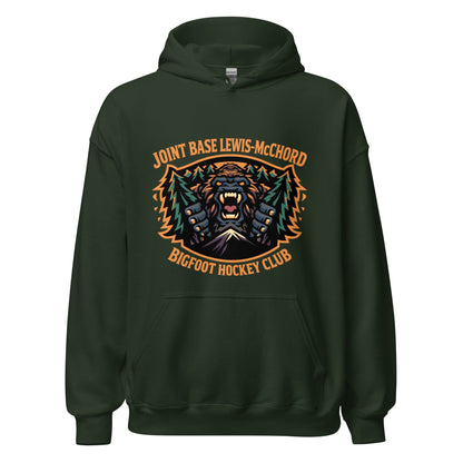 Classic | Hoodie | JBLM Bigfoot Hockey Team | Mascot Logo