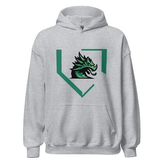Classic | Hoodie | John Cooper Baseball | Dragon Home Logo