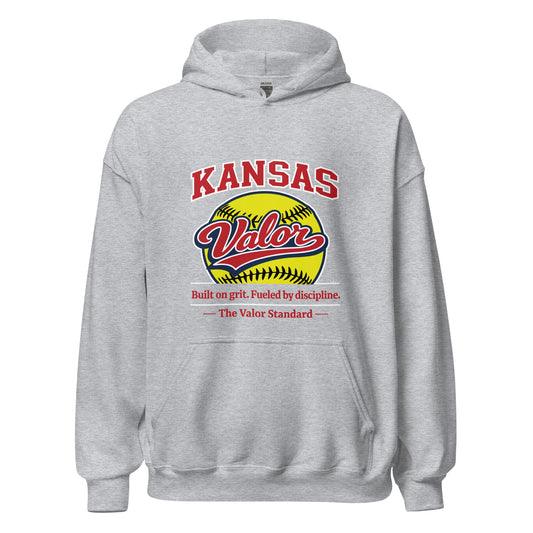Classic | Hoodie | Kansas Valor Fan Gear | The Standard Logo