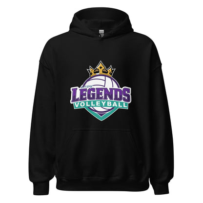 Classic | Hoodie | Lady Legends Volleyball | Crown Logo