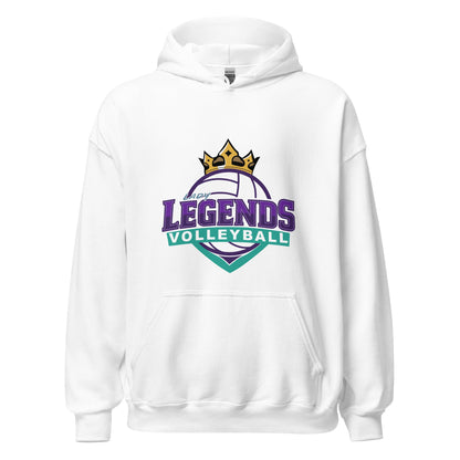 Classic | Hoodie | Lady Legends Volleyball | Crown Logo