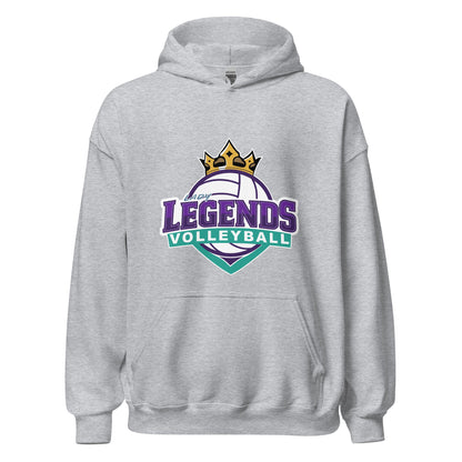 Classic | Hoodie | Lady Legends Volleyball | Crown Logo