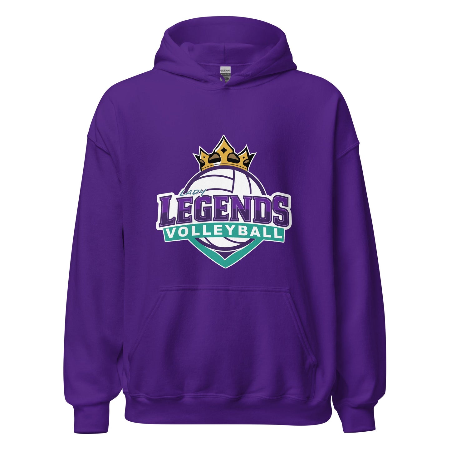 Classic | Hoodie | Lady Legends Volleyball | Crown Logo