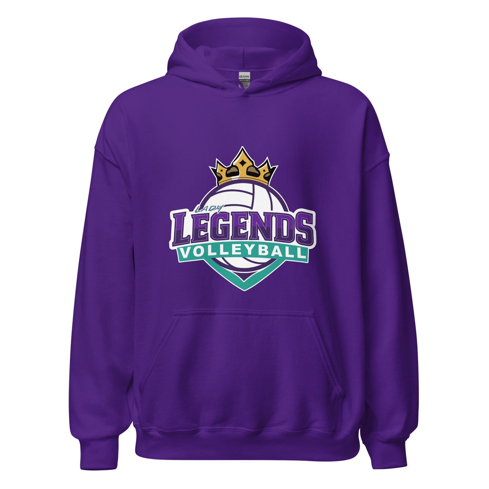 Classic | Hoodie | Lady Legends Volleyball | Crown Logo