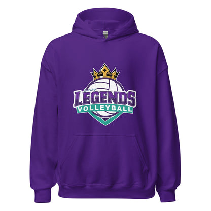 Classic | Hoodie | Lady Legends Volleyball | Crown Logo
