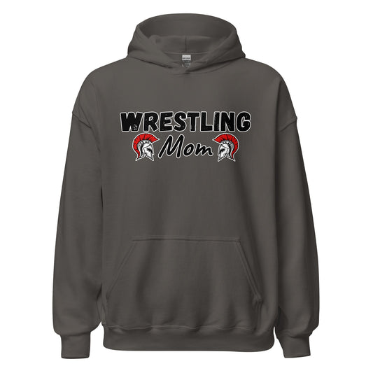Classic | Hoodie | Lafayette Warrior Youth Wrestling | Mom Emblem Logo