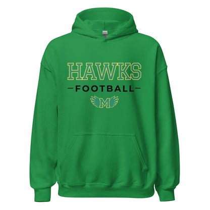 Classic | Hoodie | Lake Minneola Hawks Football | Mark Logo