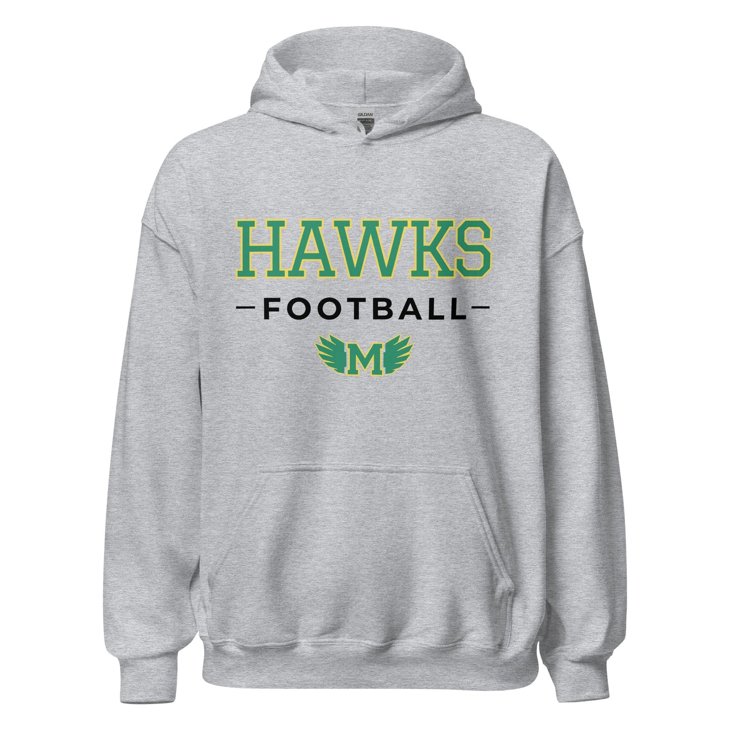 Classic | Hoodie | Lake Minneola Hawks Football | Mark Logo