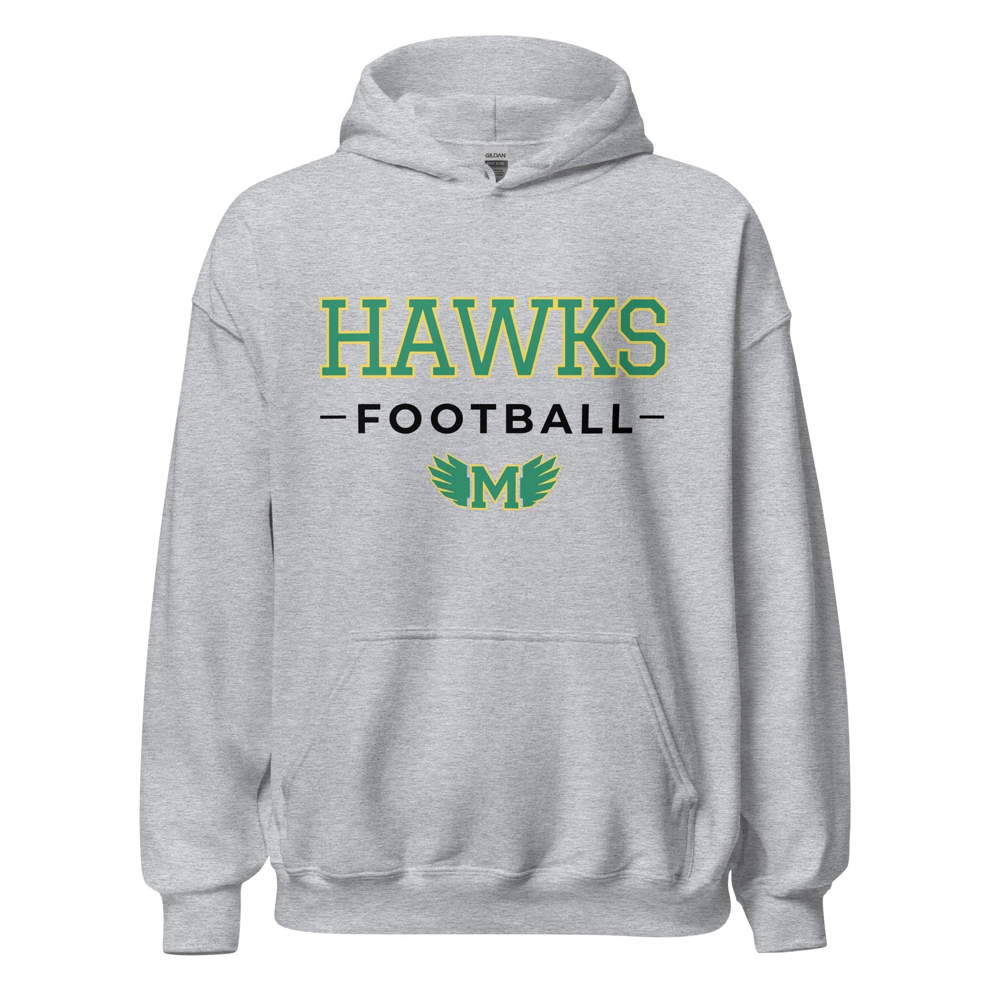 Classic | Hoodie | Lake Minneola Hawks Football | Mark Logo