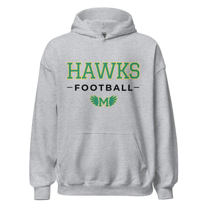 Classic | Hoodie | Lake Minneola Hawks Football | Mark Logo