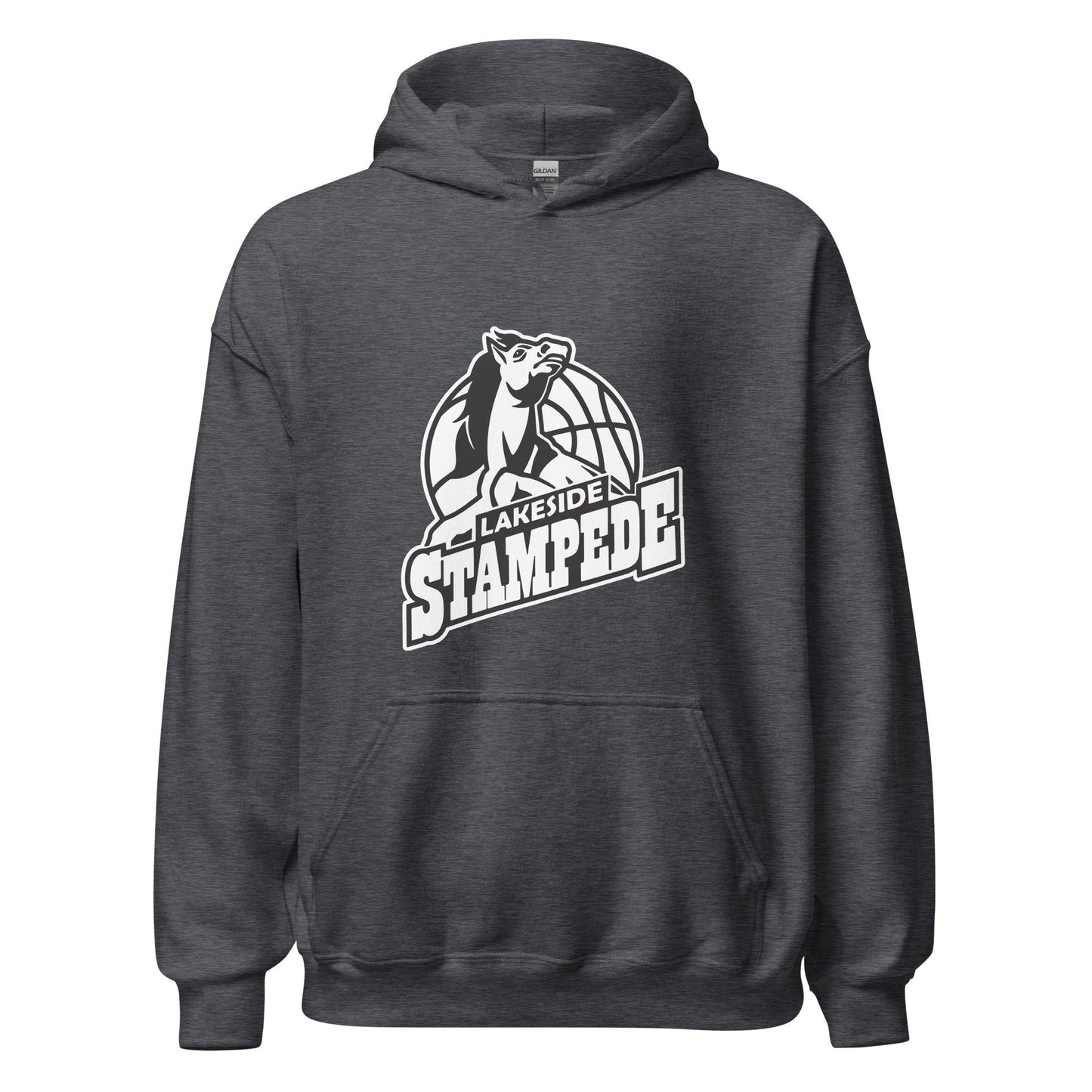 Classic | Hoodie | Lakeside Stampede | Basketball Mascot Logo